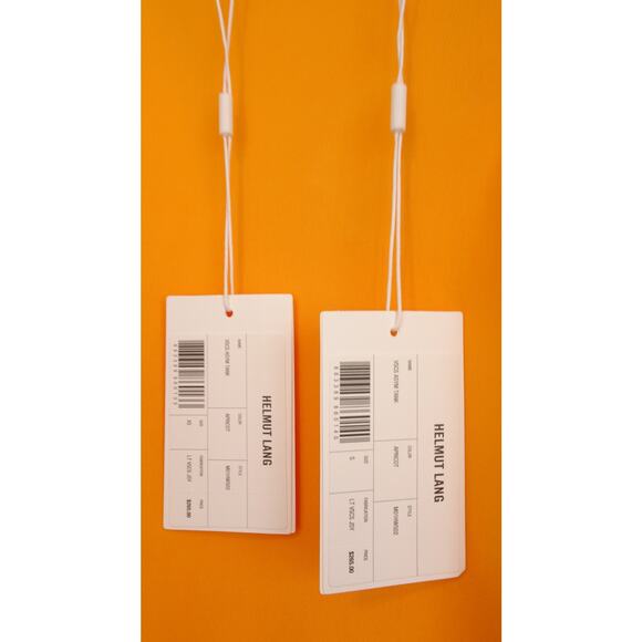 Helmut Lang Women's Asymmetric Tank TOP Apricot NWT 265 Sz XS IRRG - Picture 11 of 15